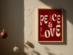Peace & Love – Art Print