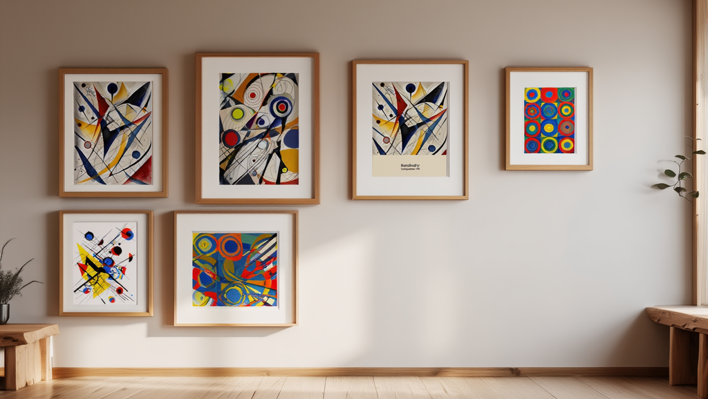 Kandinsky – Geometric Abstract Art “Concentric Circles”