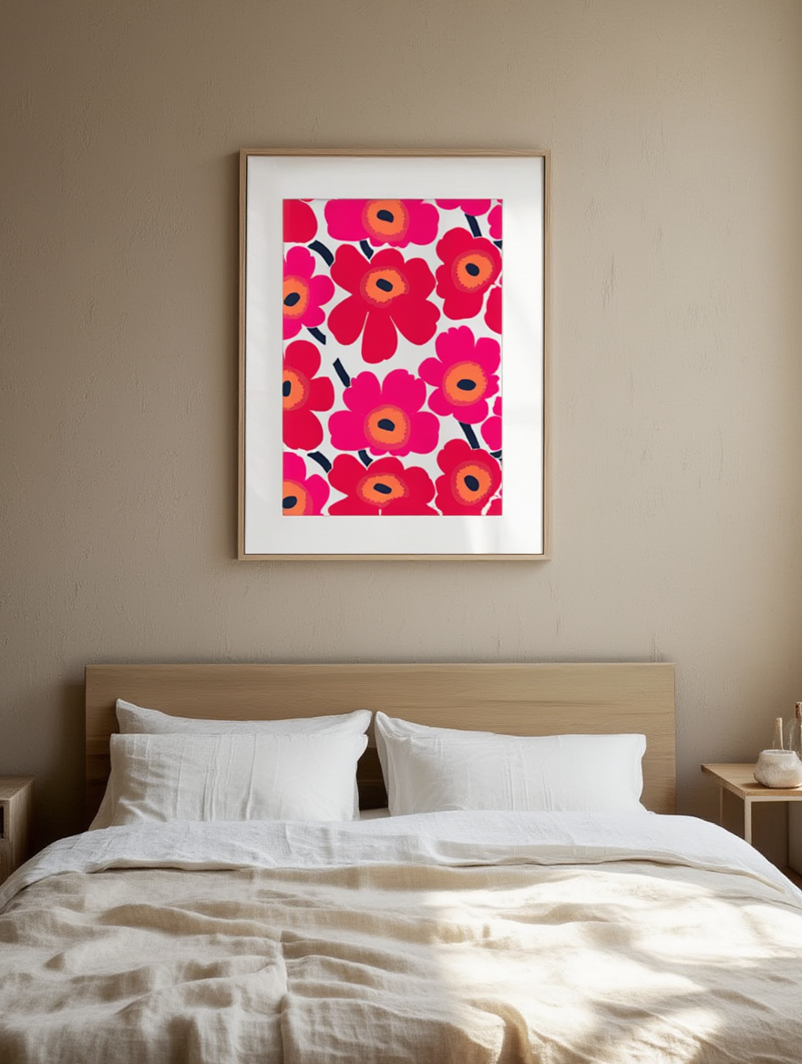 Bloom Radiance – Vibrant Floral Illustration