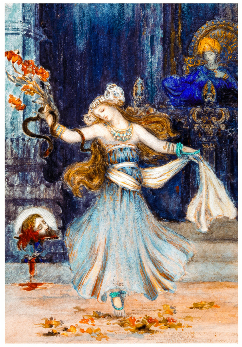 Gustave Moreau - Salomé Dancing Before the Head of St. John the Baptist