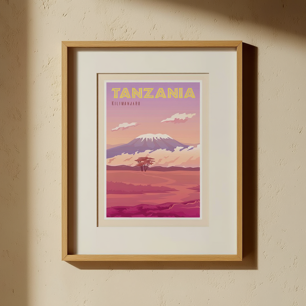 Tanzania Travel Poster