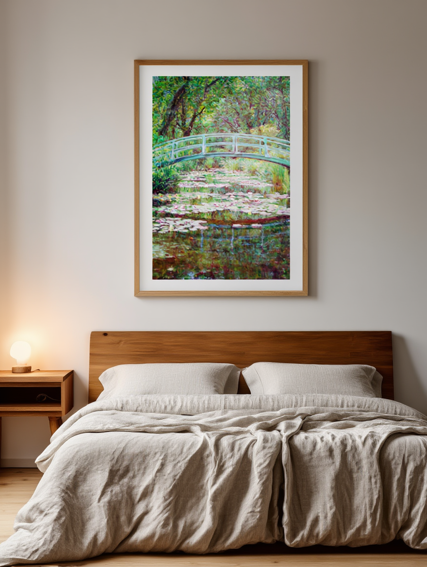 Claude Monet – The Japanese Footbridge - Iconic Impressionist Art Print