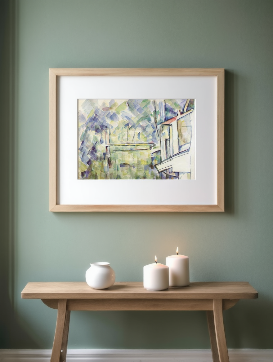 Paul Cézanne - Moulin sur une Rivière