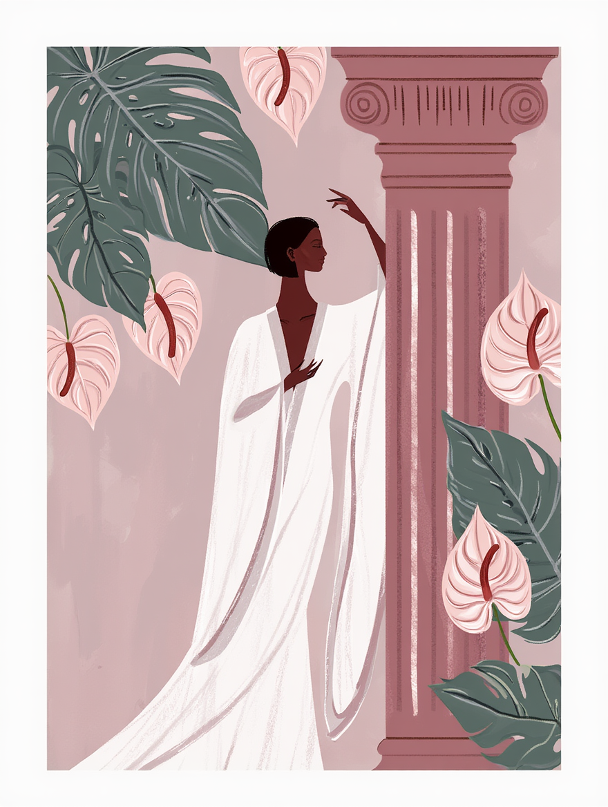 6 Prints – Floral & Figurative Collection