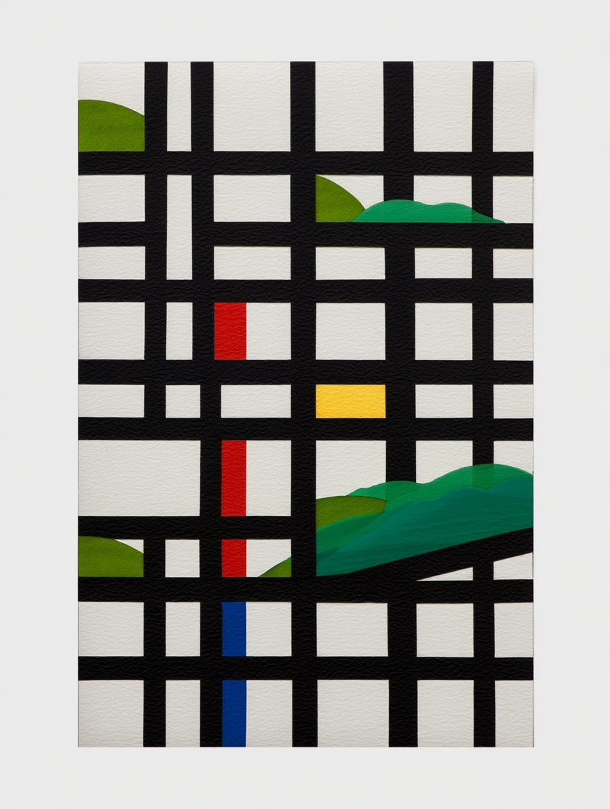 Piet Mondrian – 4 Prints