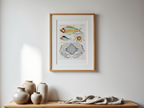Louis Renard - Poissons Plate 91 Plakat | HakyArts 