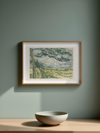 La Montagne Sainte-Victoire – Paul Cézanne Poster | Post-Impressionist Landscape Art Print