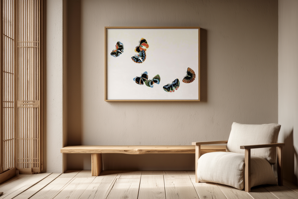 Kamisaka Sekka - Japanese woodblock Butterfly