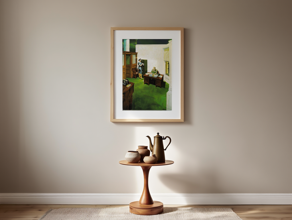 Edward Hopper – Office at Night Art Print