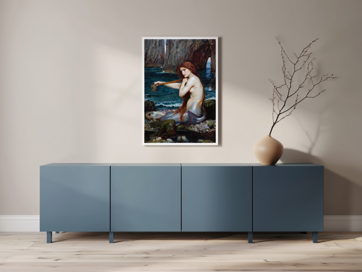 John William Waterhouse - A Mermaid