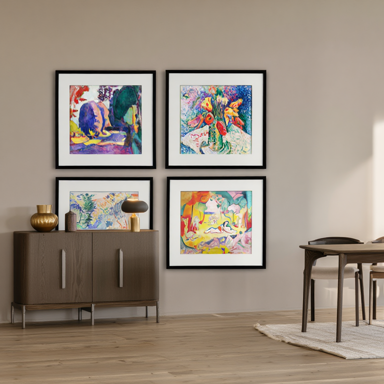 Matisse-Inspired Landscape Art Set – 4 Prints