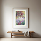Irises in Monet’s Garden – Claude Monet Poster | Impressionist Floral Art Print