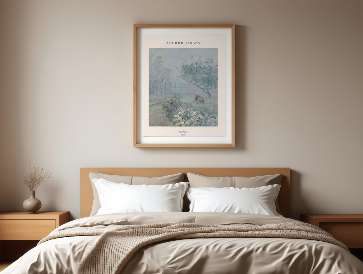 Alfred Sisley Poster - Fog Voisins Poster