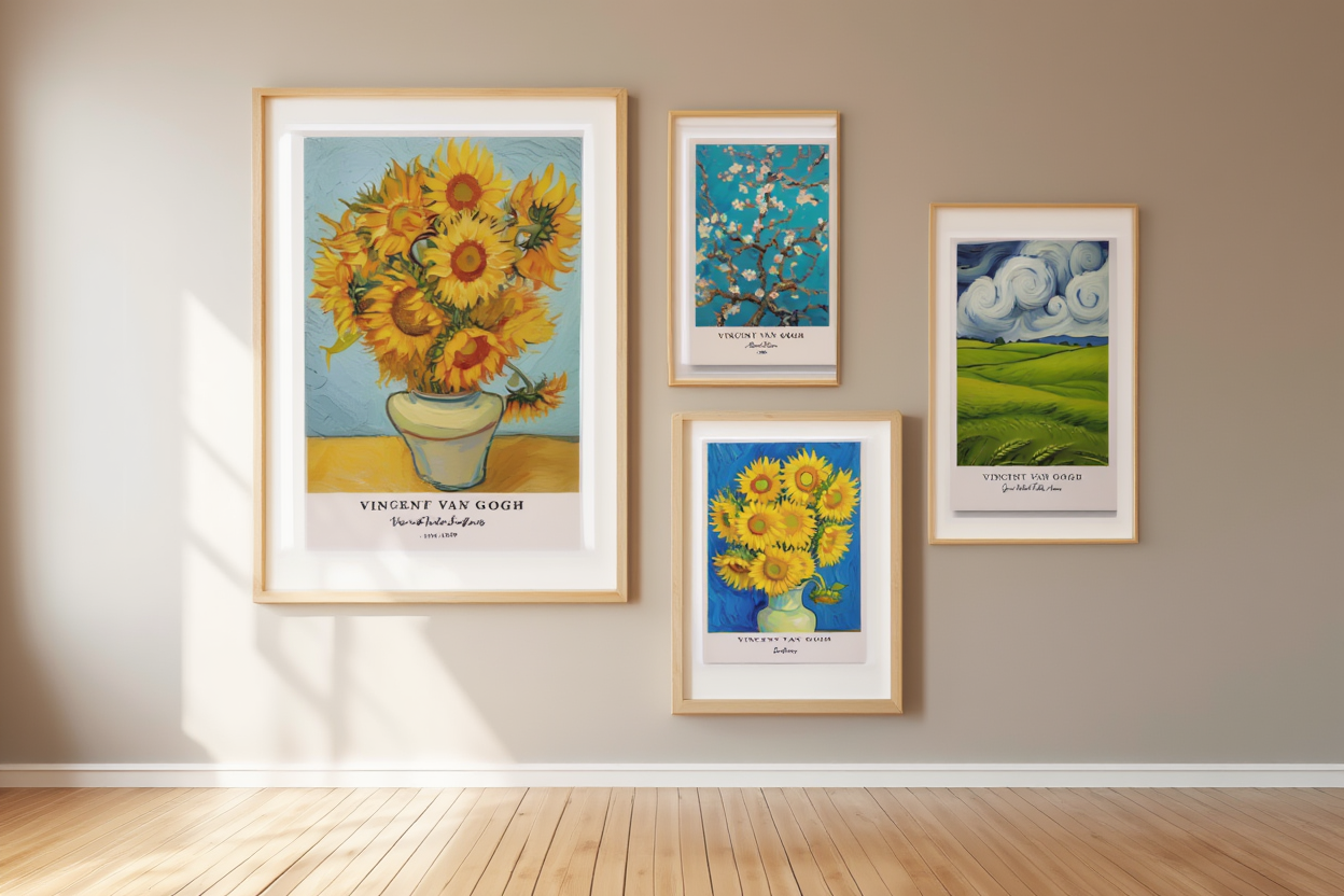 Vincent Van Gogh Art Collection – 4 Stunning Prints