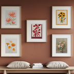 Floral Mix & Match – 5 Curated Prints - Hakyarts