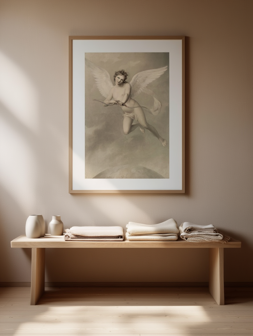 Mystic Angels – Ethereal Figurative Wall Art Print