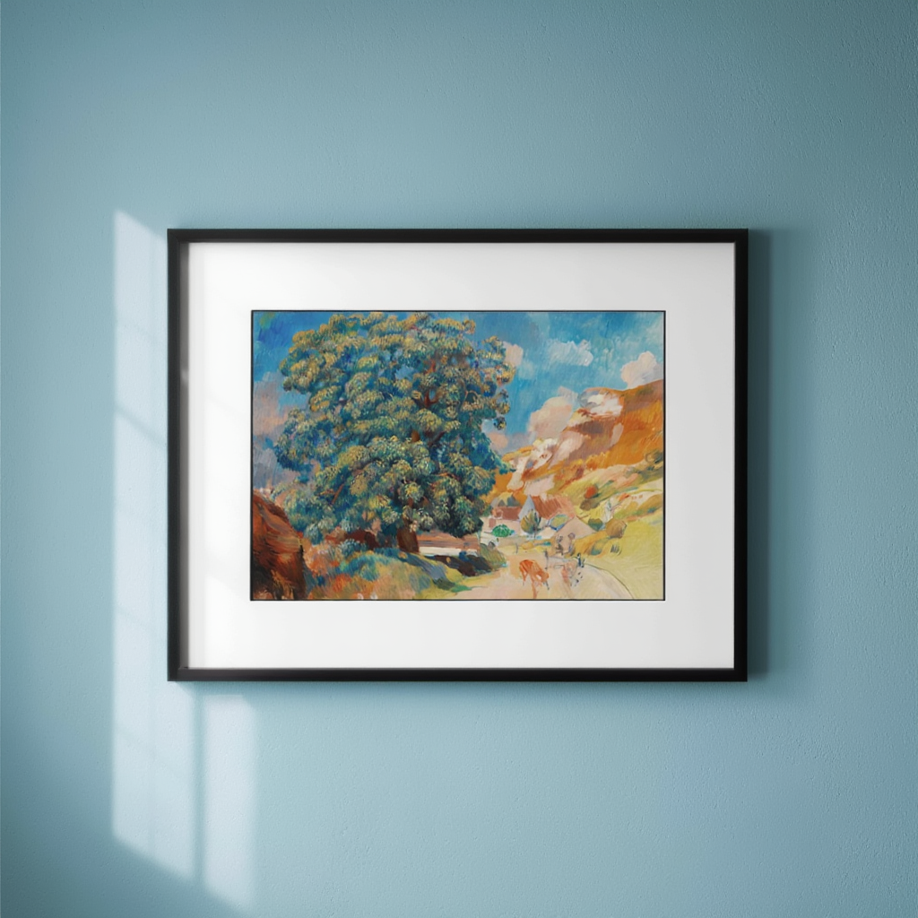 Auguste Renoir - Le Grand Arbre au Bord de la Route