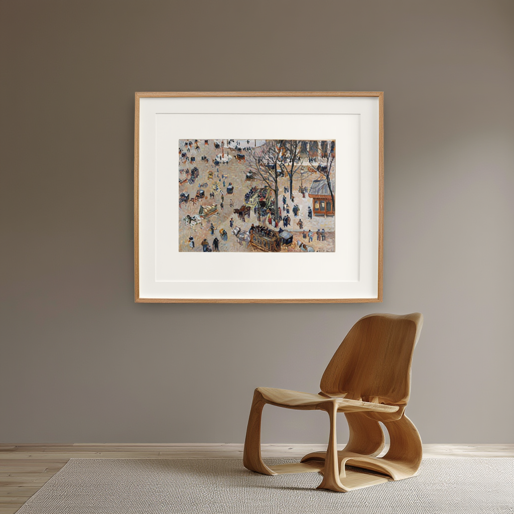 Camille Pissarro - La Place due Théâtre Français