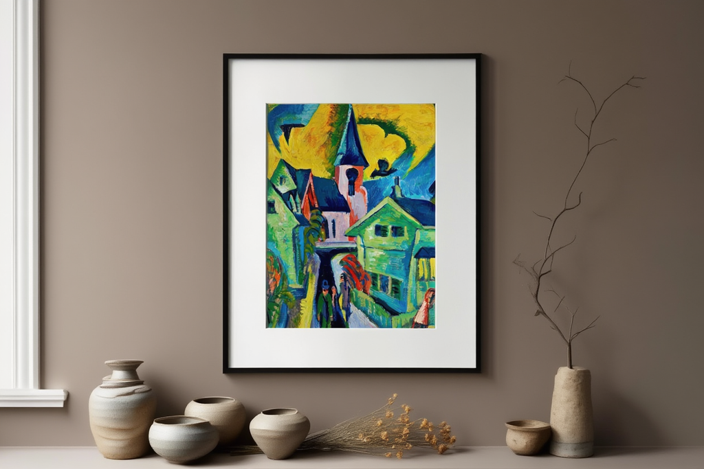 Ernst Ludwig Kirchner - Konigstein with Red Church