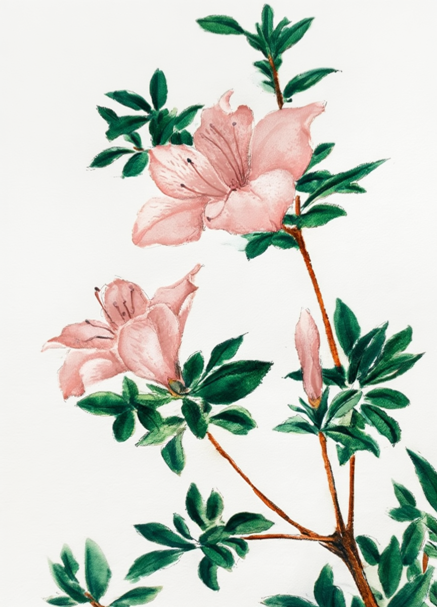 Megata Morikaga - Tsutsuji Rhododendron Judicum Azalea