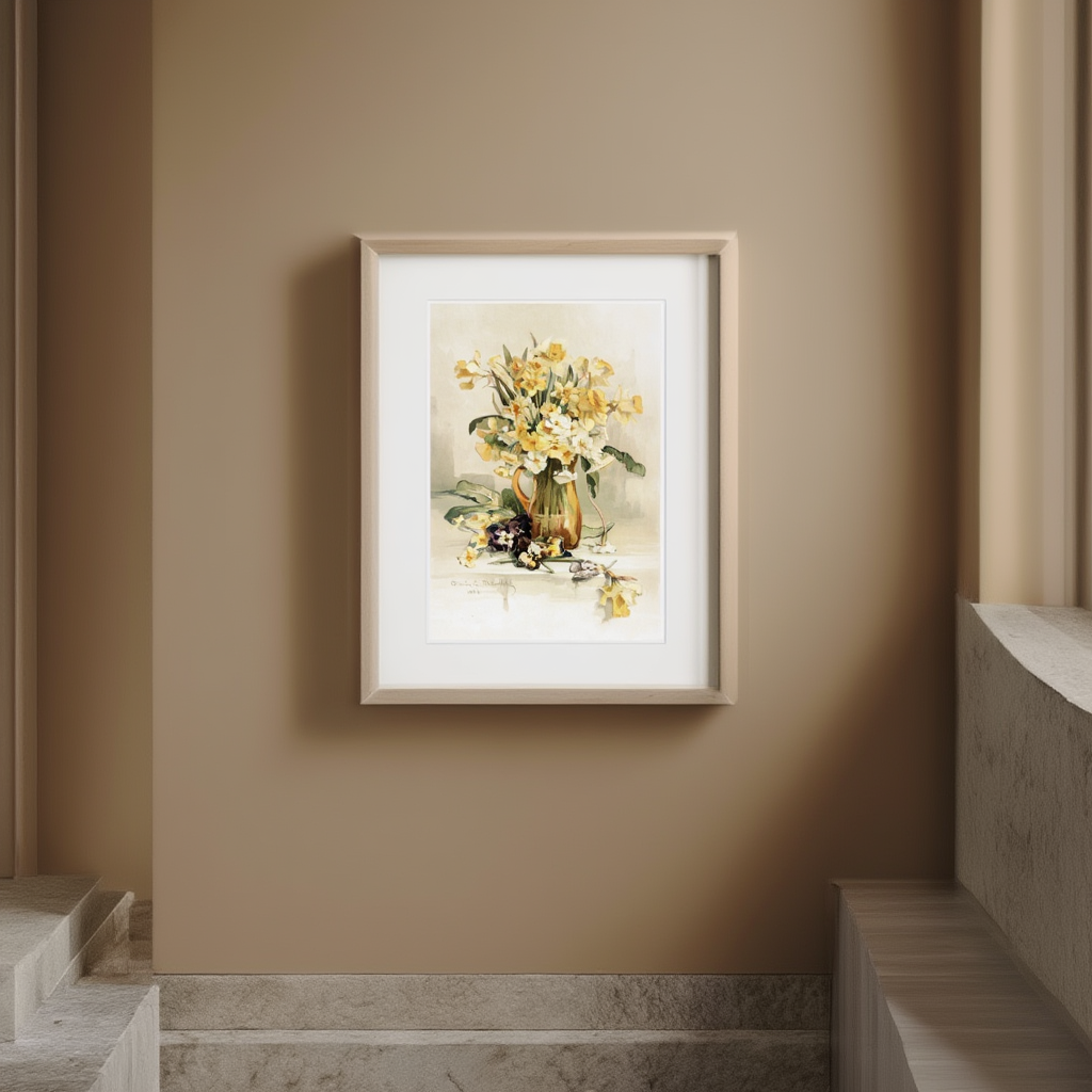 Jonquils – Annie Nowell – Floral Art Print