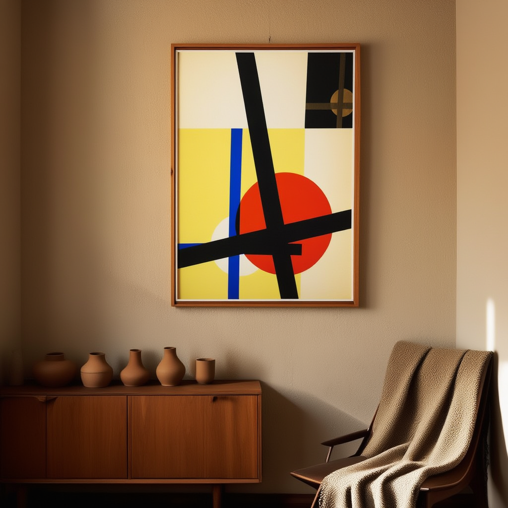 Am 2 (1925) by László Moholy‑Nagy – Bauhaus Modern Art Print
