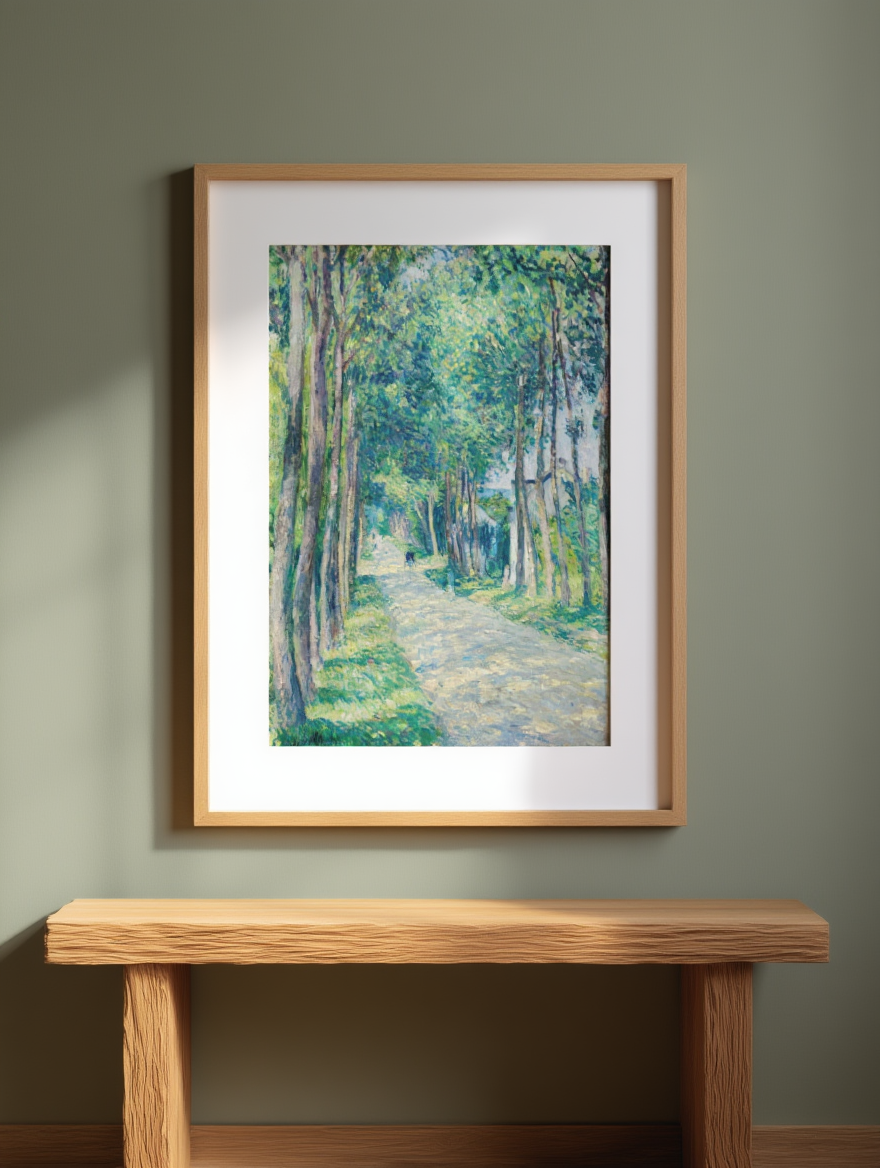 Henri Lebasque - Attelage sur une route ensoleillée