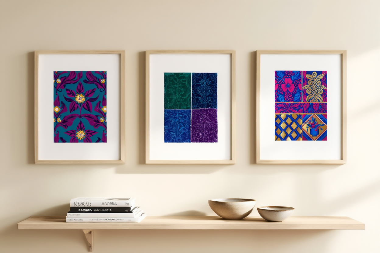 Émile-Allain Séguy – Botanical Art Deco Trio - 3 Prints Mix & Match