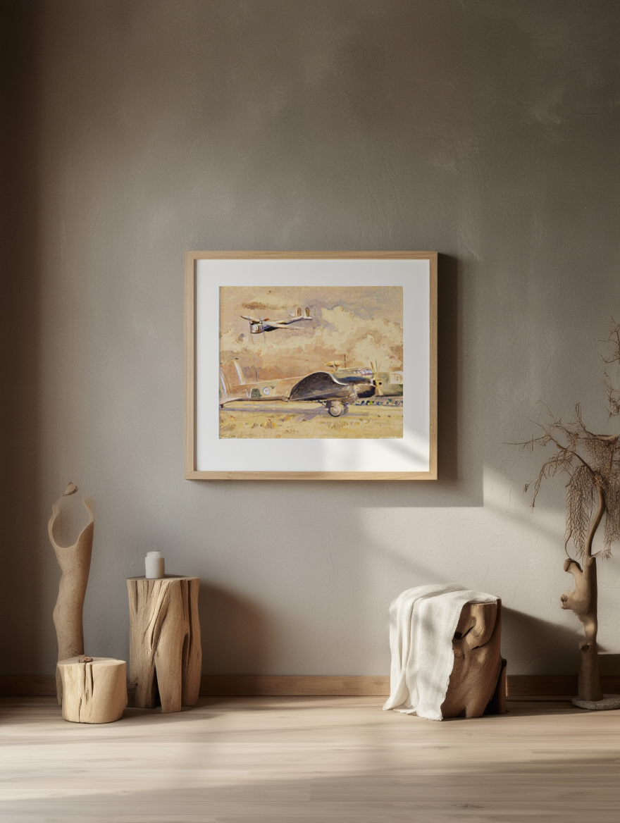 Paul Nash - Whitley Bombers Sunning