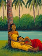 Gauguin Tahitian Dreams – 4 Prints Mix & Match