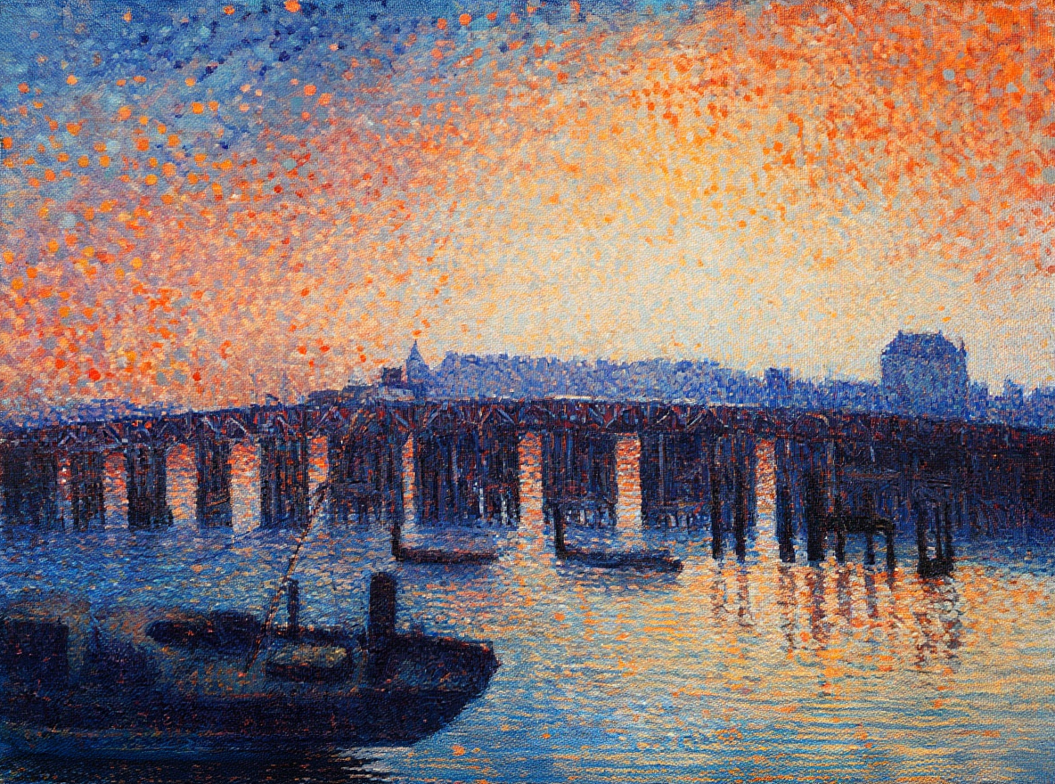 Camille Pissarro - Old Chelsea Bridge