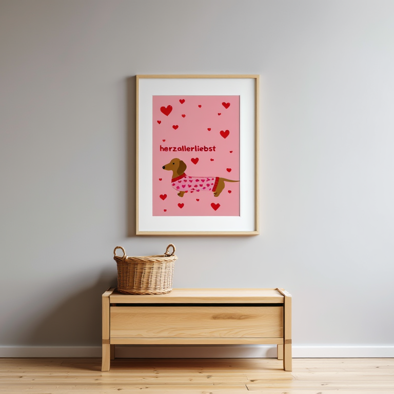 Herzallerliebst – Floating Hearts Poster