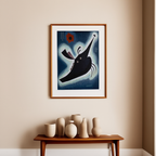 Pointy Black (1931) by Wassily Kandinsky – Abstract Modern Art Print) - Hakyarts