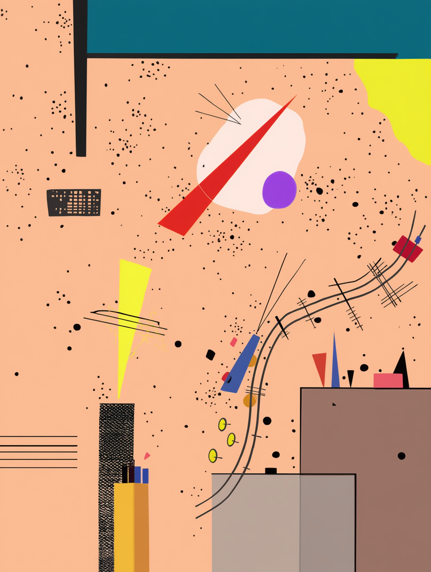 Spritze (Spray) by Wassily Kandinsky (1924) – Abstract Modernist Art Print