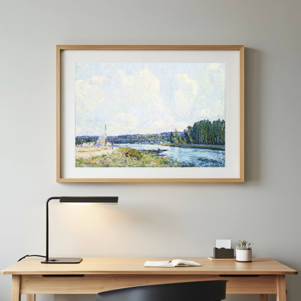 Alfred Sisley - The Banks of the Oise