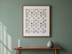 Floral Pattern by William Morris – Vintage Botanical Art Print