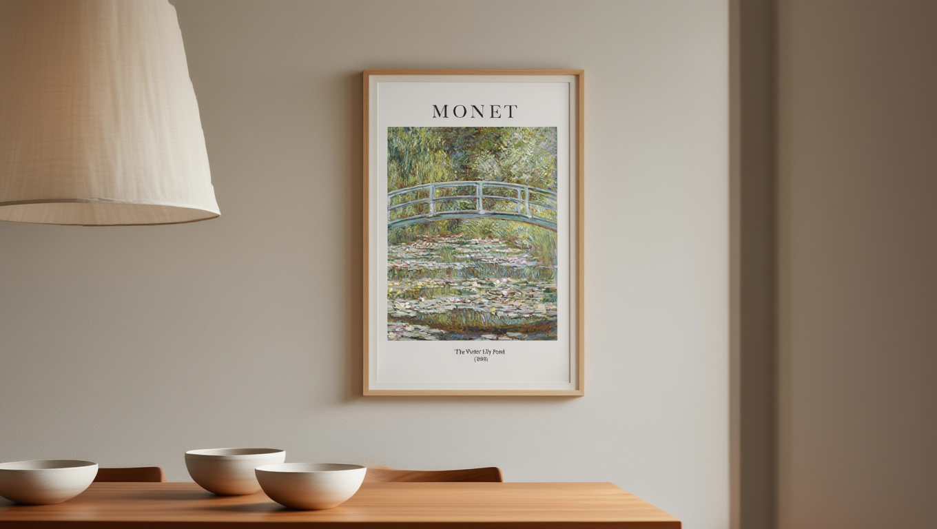 Claude Monet - The Water Lily Pond Poster