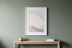 Watercolor Brush Strokes Poster | Abstract Minimalist Art Print - Hakyarts