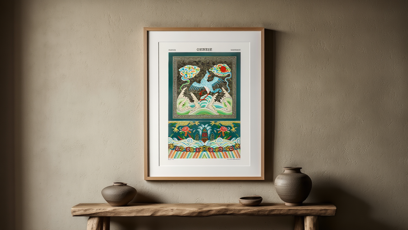 Illustration from L’Ornement Polychrome by Auguste Racinet – Vintage French Decorative Art Print