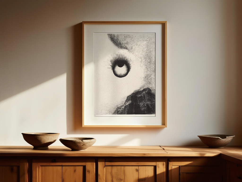 Odilon Redon - Everywhere Eyeballs are aflame