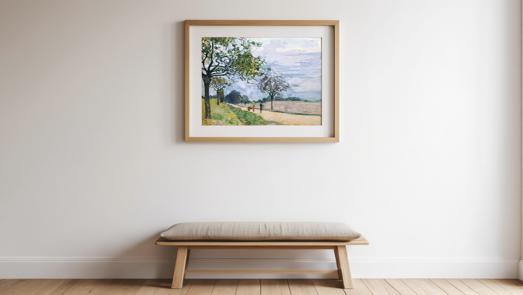 Alfred Sisley - The Road from Versailles to Louveciennes