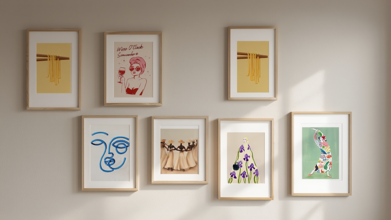 Timeless Modern Wall Art – 6 Abstract & Minimalist Prints