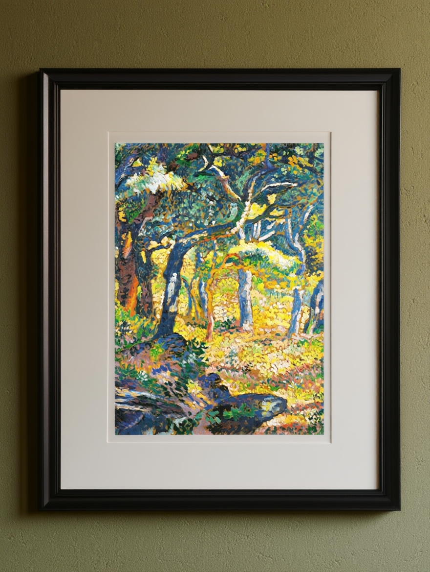 Henri-Edmond Cross – Une Clairière en Provence