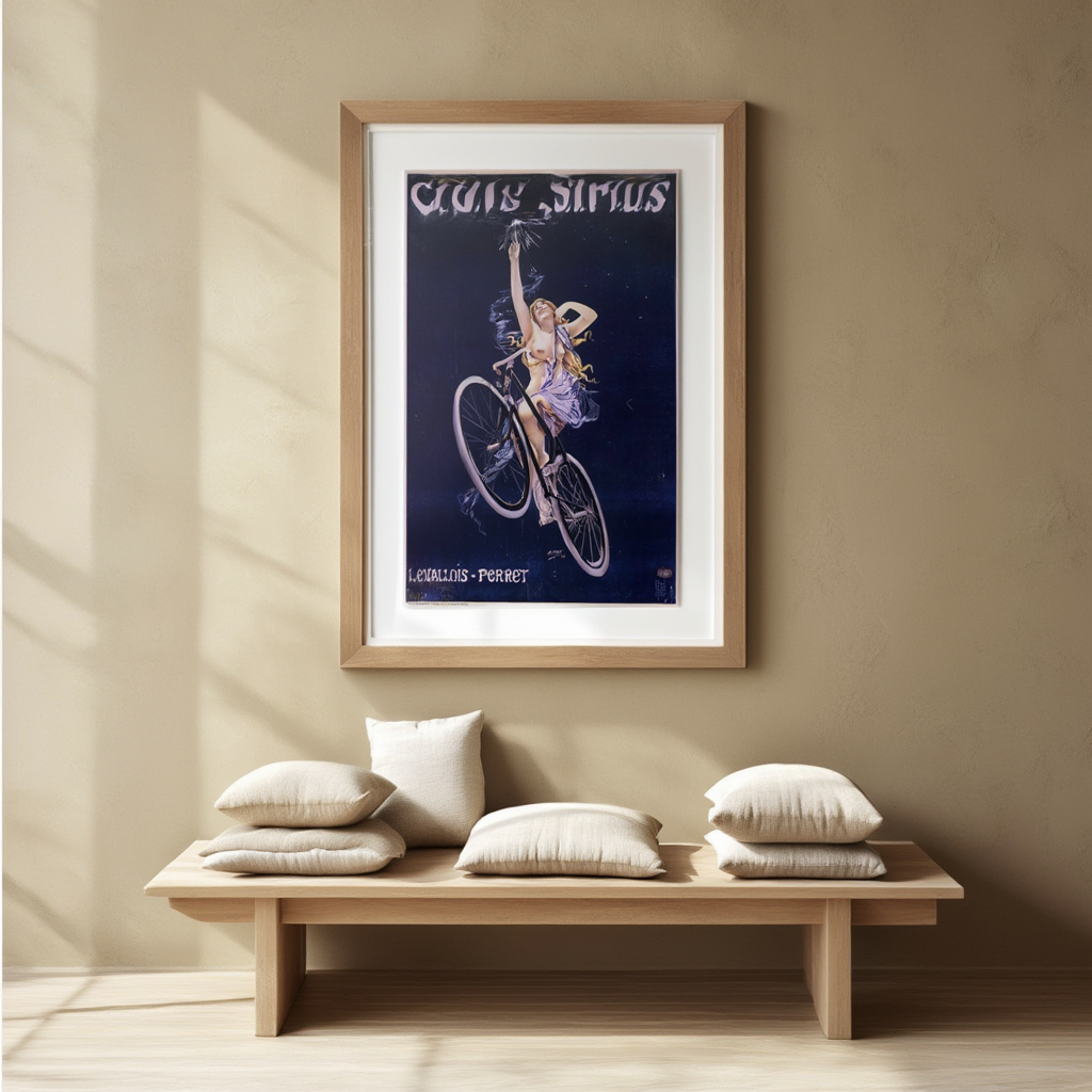 Vintage Cycles Sirius Poster (1899) by Henri Gray – French Bicycle Advertisement