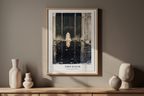 Princess Tuvstarr Gazing Down – Symbolist Figurative Art Print - Hakyarts