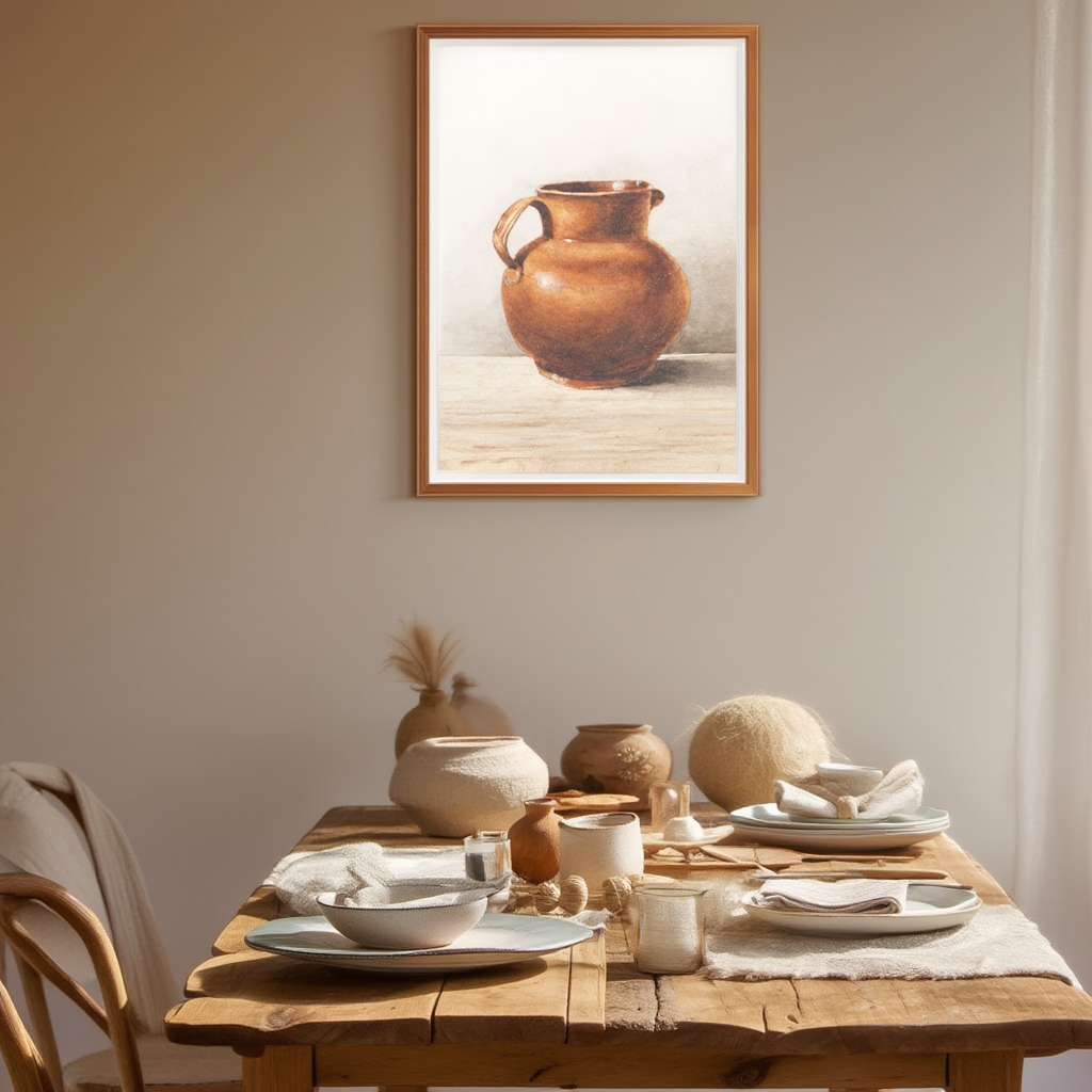 Still Life “A Jug” – George Jackson – Classic Still Life Art Print