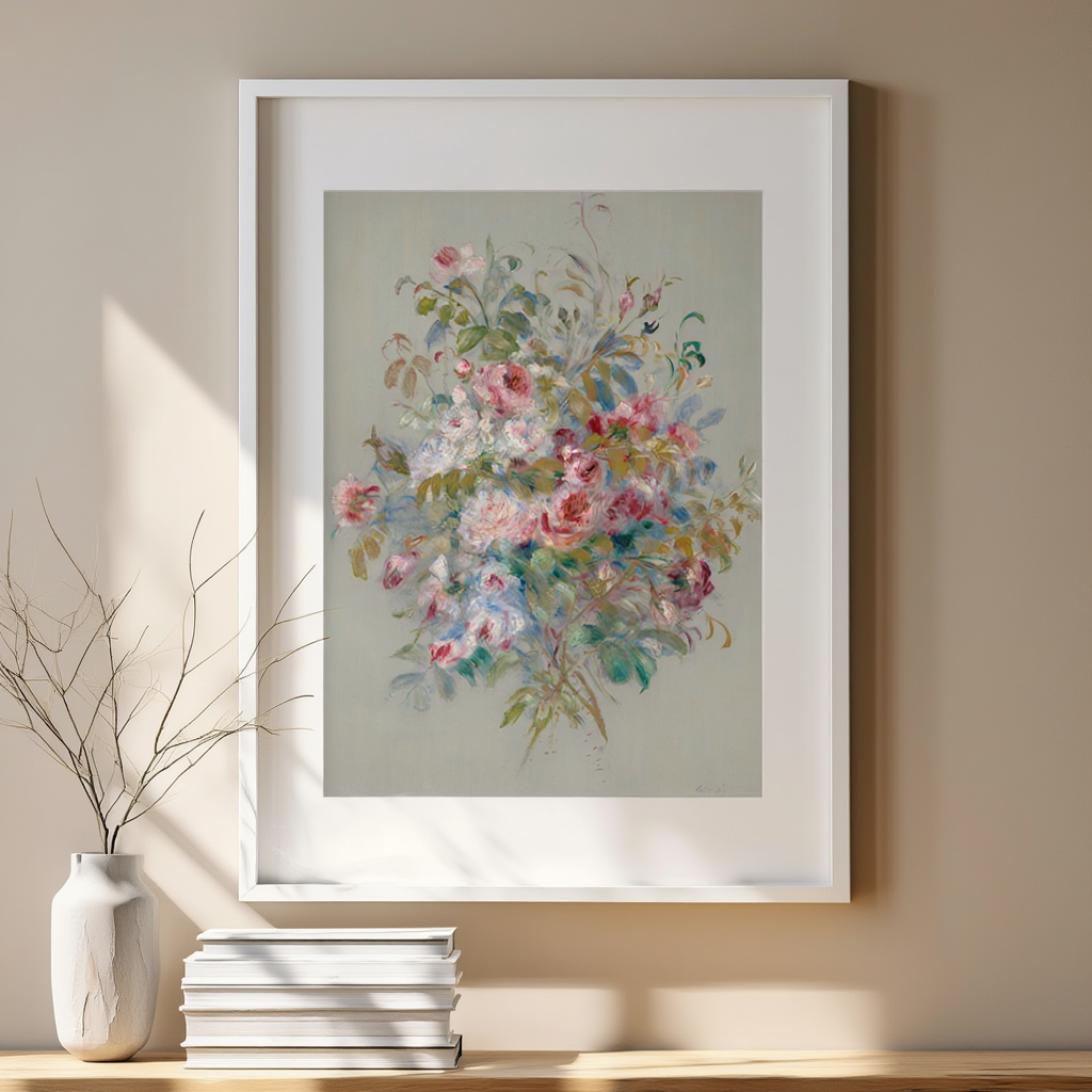 Auguste Renoir - Bouquet de Roses