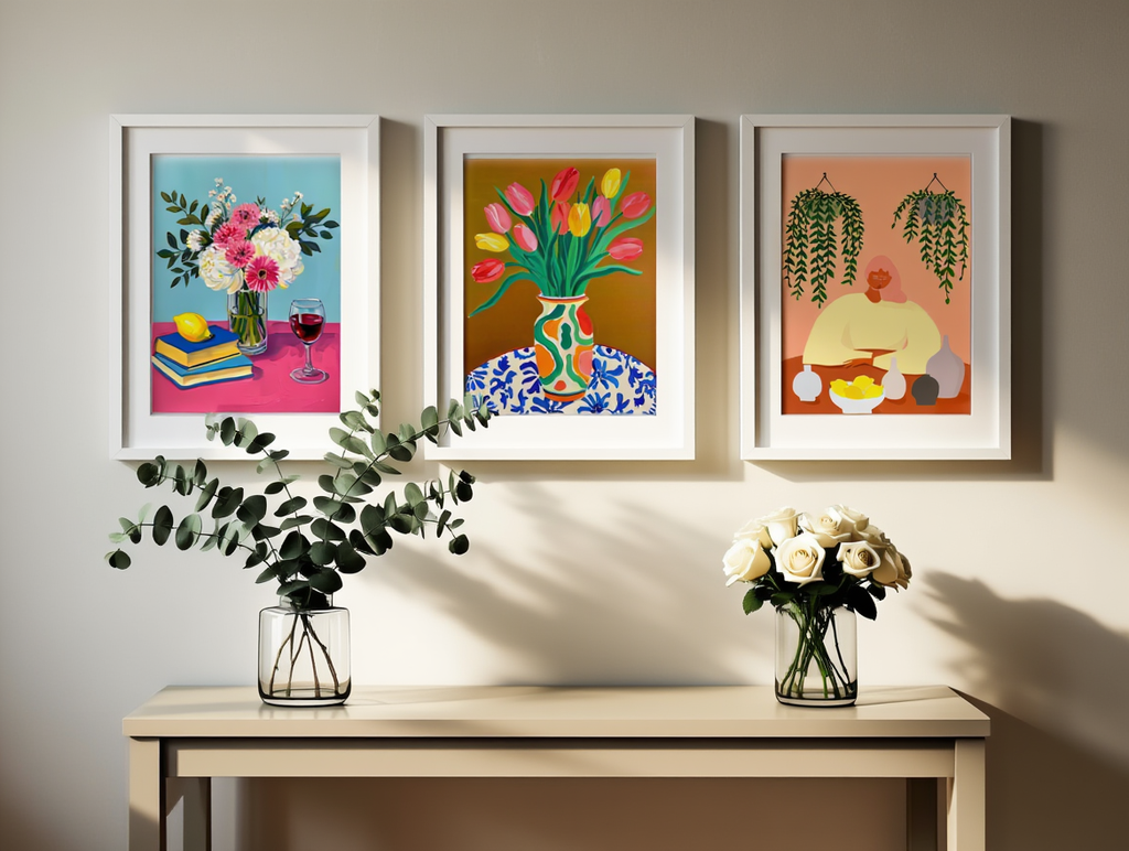 6 Prints – Floral & Figurative Collection