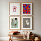 7 Floral Blooms – Mix & Match Art Prints Collection - Hakyarts