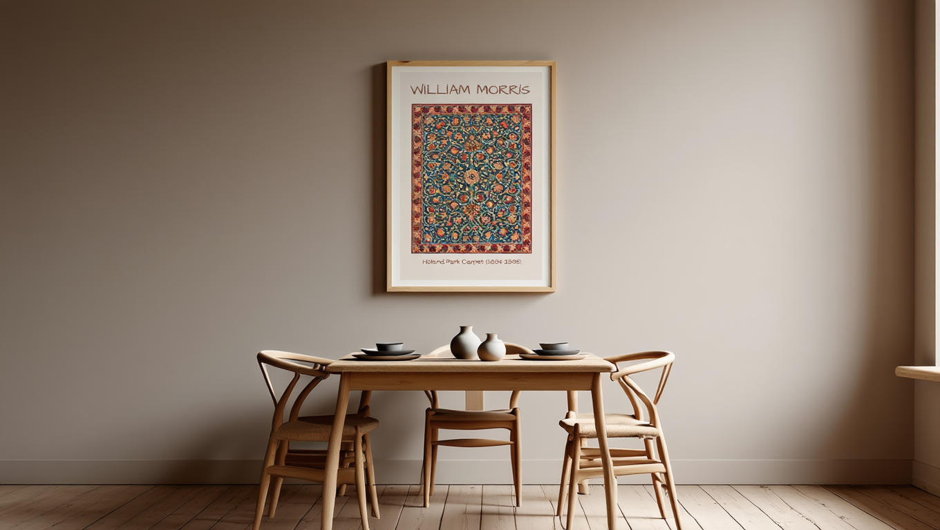 Holland Pattern – William Morris Art Print | Iconic Victorian Textile Design